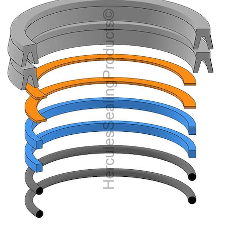 Parker - After Market Parts Hydraulic Cylinder Repair Kit- 1 Piston Kits PK102HLL01
